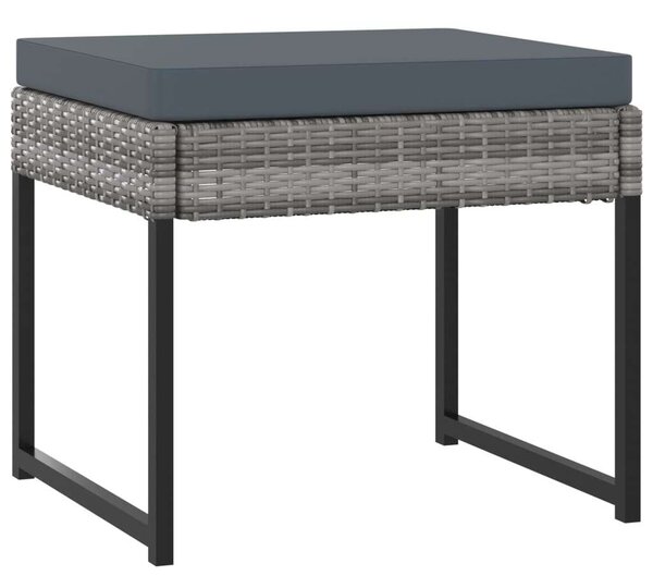 VidaXL 8 Fős Kerti Étkezőgarnitúra - Szürke Polyrattan