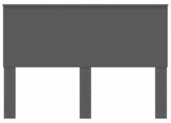 VidaXL Fejtámla Fekete Tölgy 100 cm Mérnöki fa