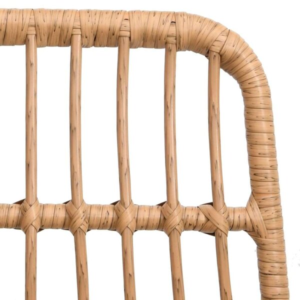 VidaXL Polyrattan Kerti Étkezőgarnitúra - 5 részes