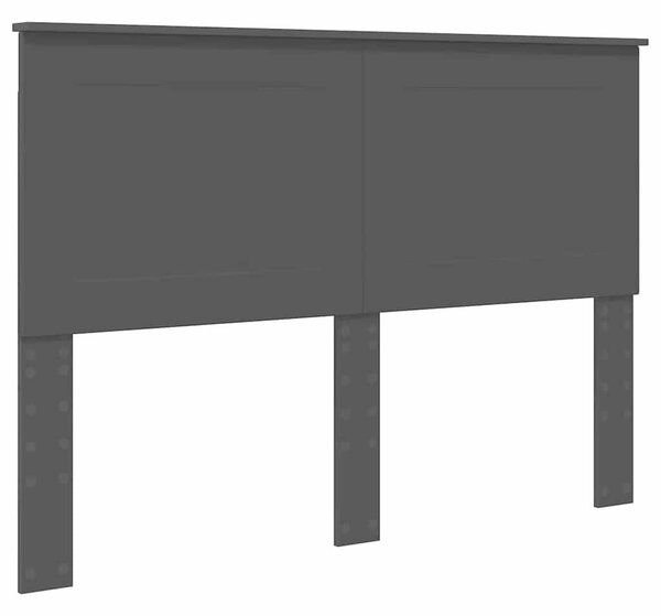 VidaXL Fejtámla Fekete Tölgy 100 cm Mérnöki fa