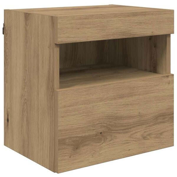 VidaXL TV Fali Egységek LED-del 5 pcs Artisan tölgy 40,5 x 30 x 90 cm