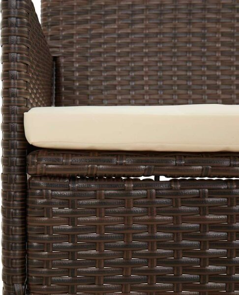 VidaXL Polyrattan Kerti Ülőgarnitúra - 4 részes