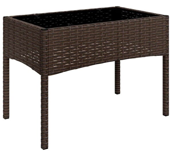 VidaXL Polyrattan Kerti Ülőgarnitúra - 4 részes