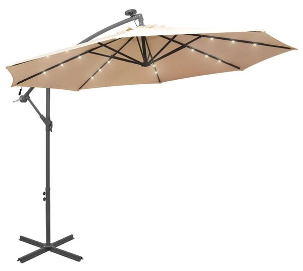 VidaXL Függő Napernyő - 300 cm - LED Világítással