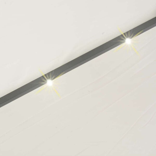VidaXL Függő Napernyő - 300 cm - LED Világítással