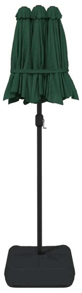 VidaXL Dupla Tetős Napernyő - Zöld - 316x240 cm