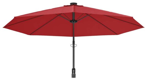 VidaXL Falra Szerelhető Napernyő - 290cm - Élénkvörös