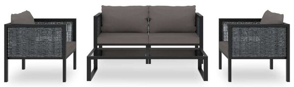 VidaXL Polyrattan Kerti Ülőgarnitúra - 5 részes