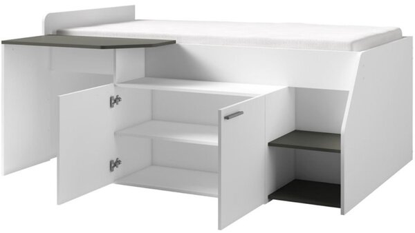 Multifunkcionális gyerekágy 120x200 IBAGUE - fehér