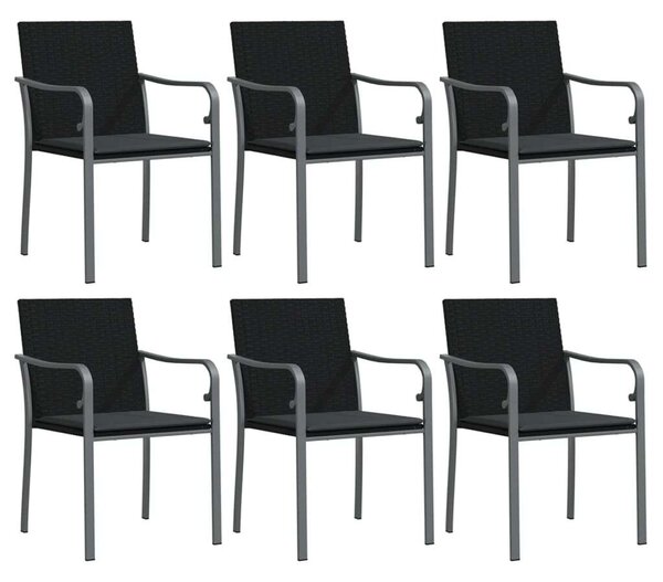 VidaXL Kertbútor Szett - 7 részes Polyrattan Étkezőgarnitúra