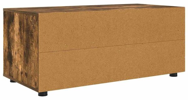 VidaXL TV szekrény fiókkal Füstölt tölgy 100 x 48 x 43 cm Faanyag