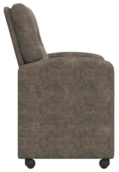 VidaXL Étkező Székek 2 pcs Sötétszürke 57 x 67 x 95 cm Műbőr velúr
