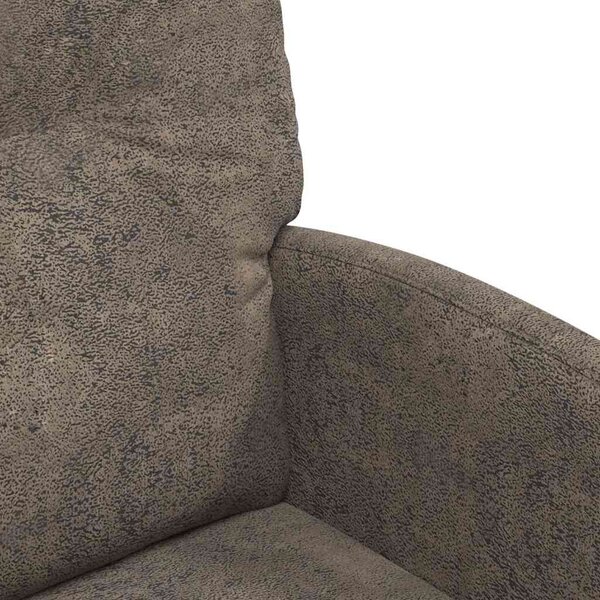 VidaXL Étkező Székek 2 pcs Sötétszürke 57 x 67 x 95 cm Műbőr velúr