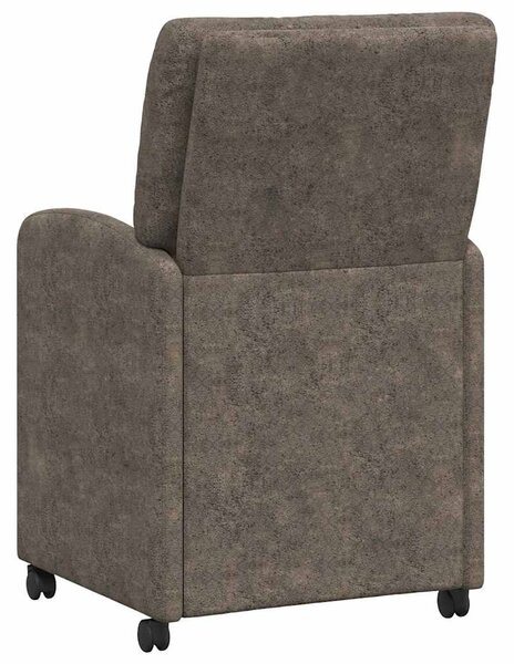 VidaXL Étkező Székek 2 pcs Sötétszürke 57 x 67 x 95 cm Műbőr velúr
