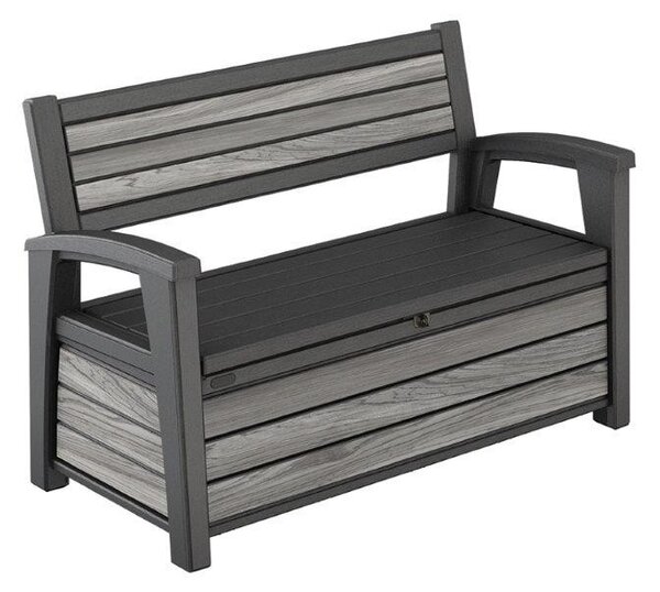 Kerti pad Keter Deco Garden Bench Storm grey