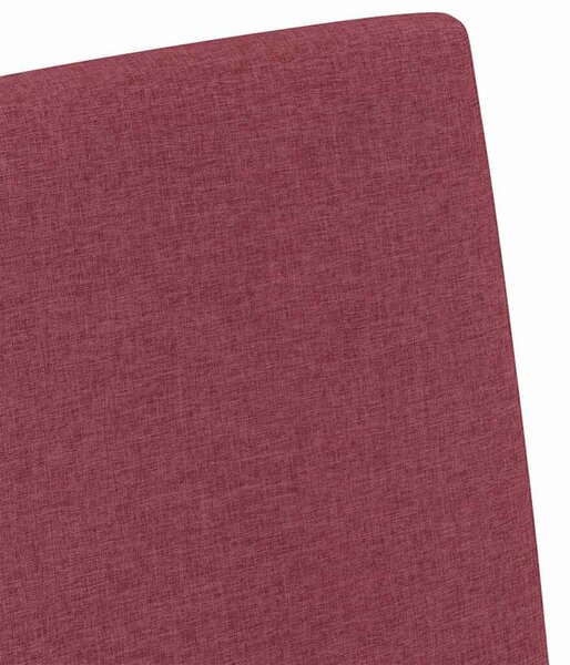 VidaXL Étkező Székek 2 pcs bordó 57 x 67 x 95 cm szövet