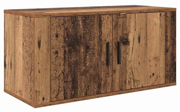 VidaXL Fali TV szekrény szett 2 pcs Öreg fa 80 x 34,5 x 40 cm Faanyag