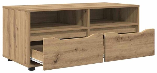 VidaXL TV szekrény fiókkal Artisan tölgy 100 x 48 x 43 cm Faanyag