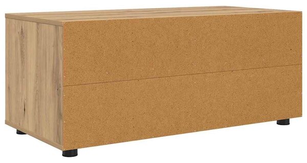 VidaXL TV szekrény fiókkal Artisan tölgy 100 x 48 x 43 cm Faanyag