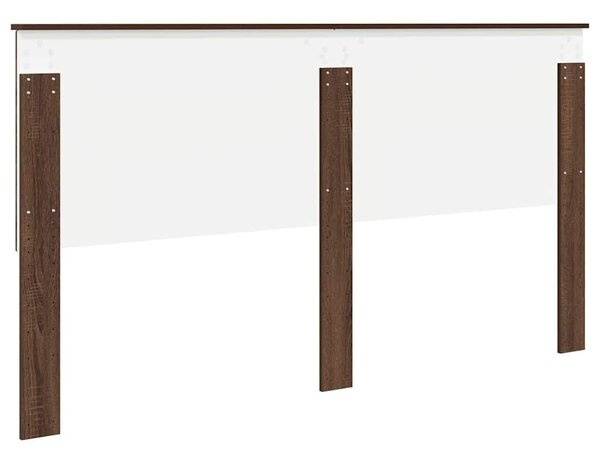 VidaXL Fejtámla fejtámlával Barna Tölgy 180 cm Faanyag
