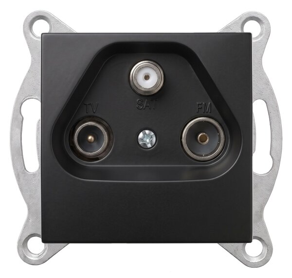 RTV-SAT Csatlakozóaljzat OSTE JNH011-A BLACK