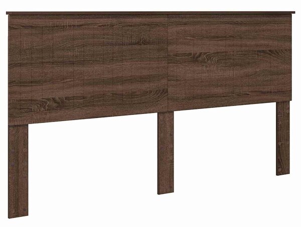 VidaXL Fejtámla fejtámlával Barna Tölgy 180 cm Faanyag
