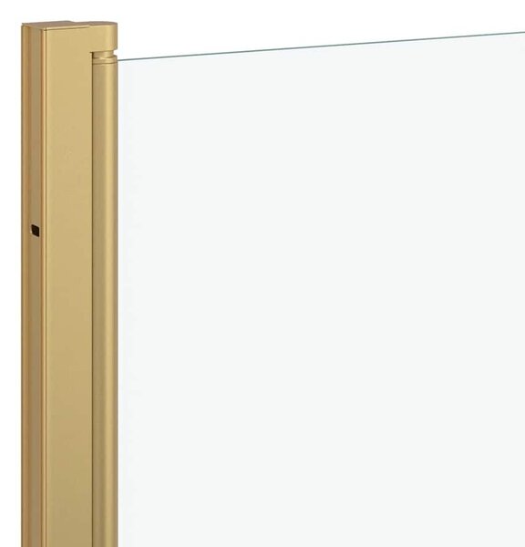 VidaXL Összecsukható Zuhanyzó Előtető Arany 130 x 138 cm