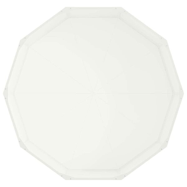 VidaXL Növénytartó Fehér 120 x 120 x 35 cm Acél