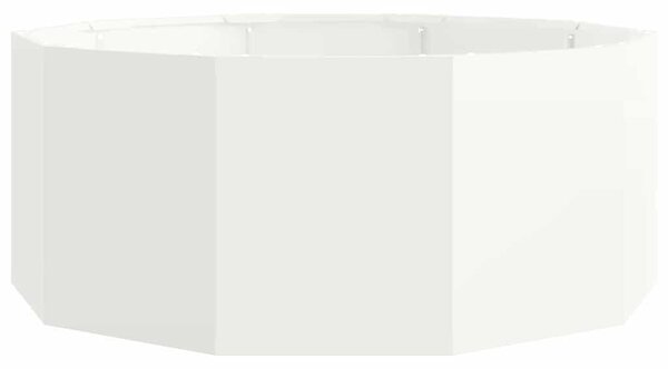 VidaXL Növénytartó Fehér 90 x 90 x 35 cm Acél