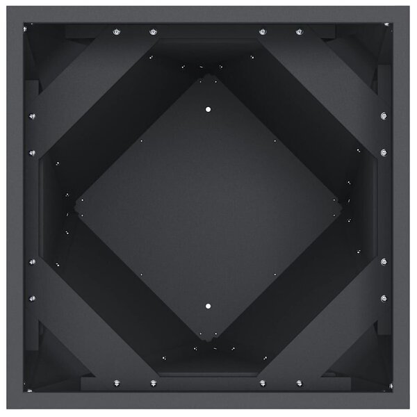 VidaXL Növénytartó 2 pcs Antracit 40 x 40 x 75 cm Acél