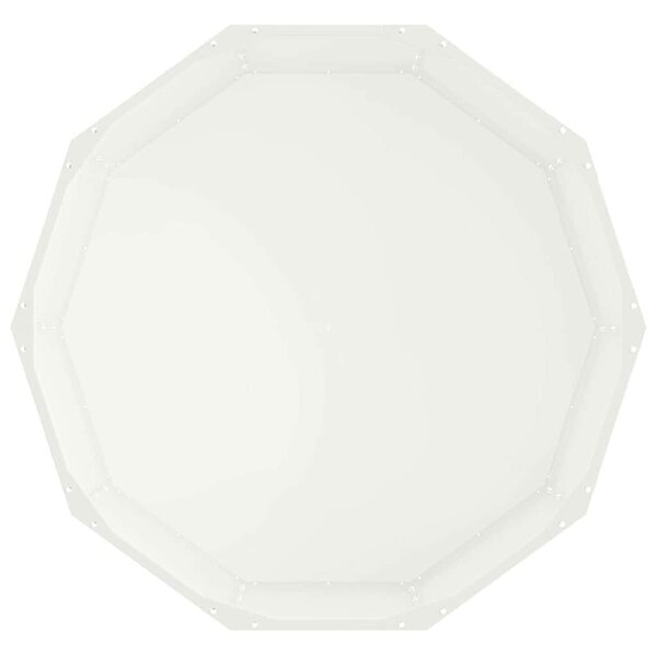 VidaXL Növénytartó Fehér 90 x 90 x 35 cm Acél
