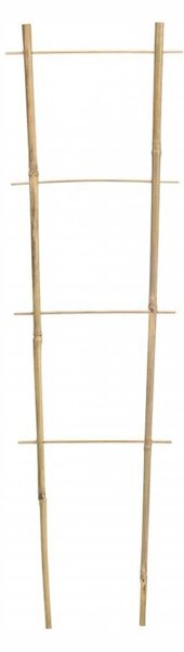 Bambusz növényállvány, létra típusú, 4 szintes, magasság 45 cm