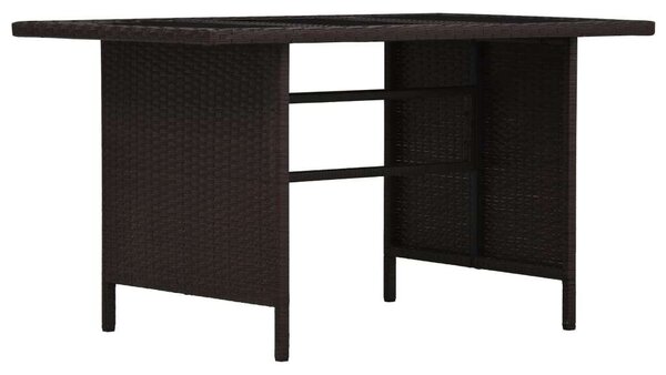 VidaXL Polyrattan Kerti Bútorgarnitúra - 3 részes