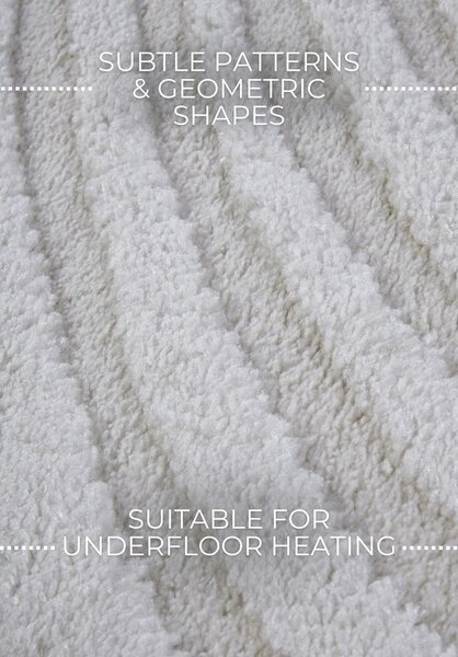 Krémszínű szőnyeg 80x120 cm Pigment Cream White – Elle Decoration
