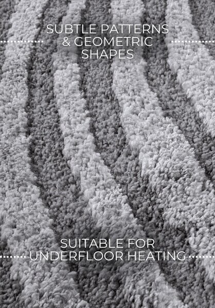 Szürke szőnyeg 120x170 cm Pigment Light Grey – Elle Decoration