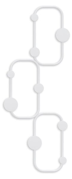Fali fogas 70cm, fém, fehér - LABYRINTHE