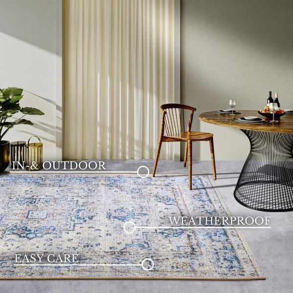 Világoskék kültéri szőnyeg 120x180 cm Rene – Villeroy&Boch