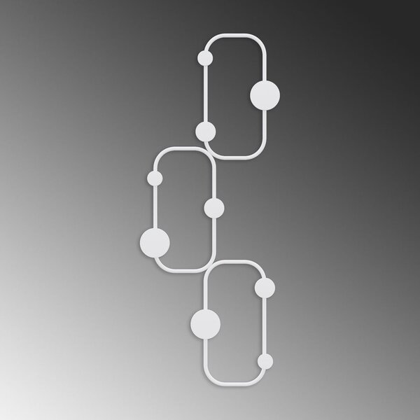 Fali fogas 70cm, fém, fehér - LABYRINTHE
