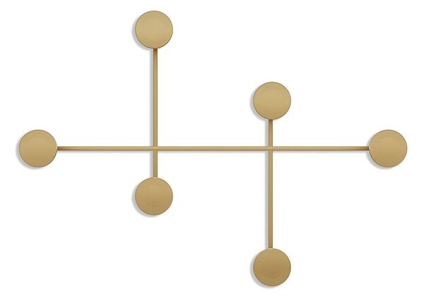 Fali fogas 82cm, fém, arany - SHAH