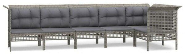 VidaXL Polyrattan Kerti Ülőgarnitúra - 6 Fős