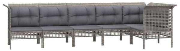 VidaXL Polyrattan Kerti Ülőgarnitúra - 6 Fős