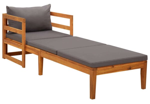 VidaXL Akácfa Napozóágy - Kényelmes - 202cm