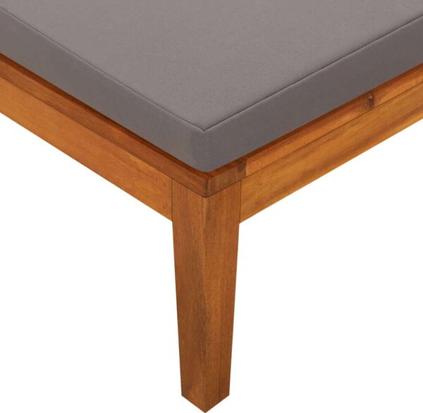 VidaXL Akácfa Napozóágy - Kényelmes - 202cm