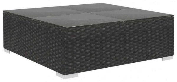 VidaXL Polyrattan Kerti Bútorszett - 5 részes - Fekete