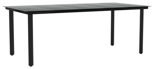 VidaXL Polyrattan Kerti Étkezőgarnitúra - 8 Fős - Fekete