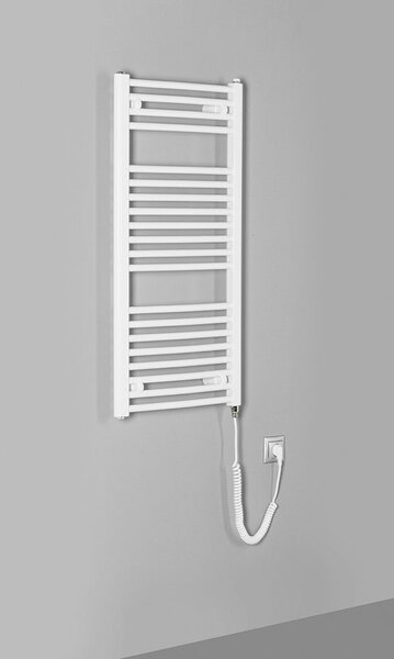 Aqualine Aqualine, ORBIT-E elektromos melegítő, kerek, 450x960 mm, 300W, fehér, ILEO94T