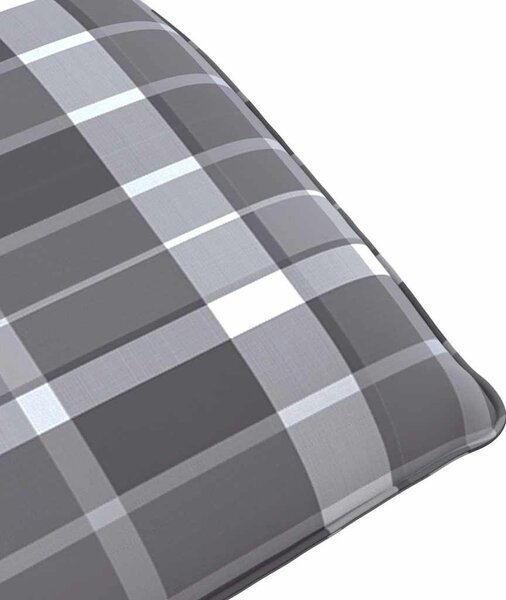 VidaXL oxford-szövet összecsukható napozóágy kockás minta 175x54x8,5cm