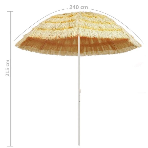 Strandnapernyő - Hawaii Stílus - 240 cm