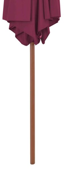 VidaXL Kültéri Napernyő - Bordó - 270 cm