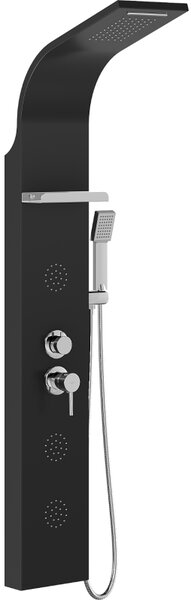 Mexen Borg zuhanypanel, fekete - 7615-03-70